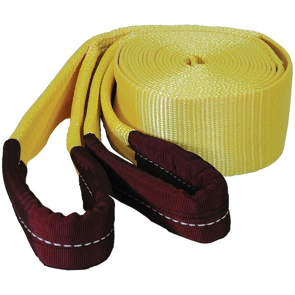 Tow Strap W/ Looped Ends 3"X30', 30,000 Lb Cap